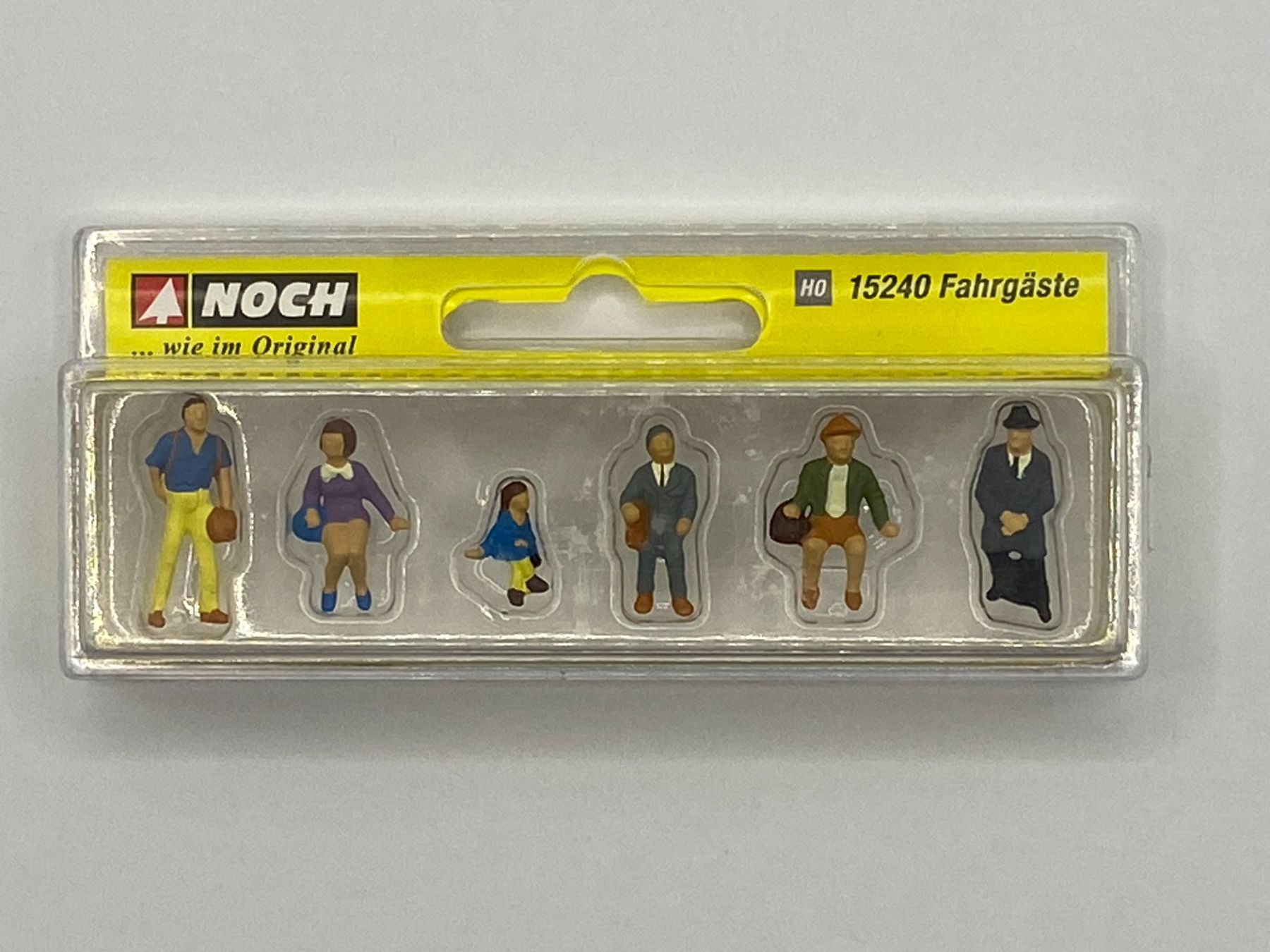 Noch Modellini di ferrovie: NOCH 15240 H0 Fahrgäste – Nuovo e nell'imballaggio originale da Neukirch a.d. Thur venduto da Modellbaushop