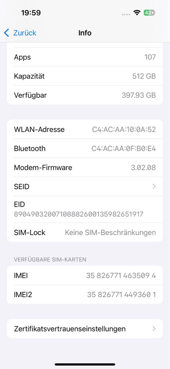 Apple Telefoni cellulari / Smartphones: Apple iPhone 14 Pro Space Black 512 GB – Usato da Niederrohrdorf venduto da 54Belaadpa43 7