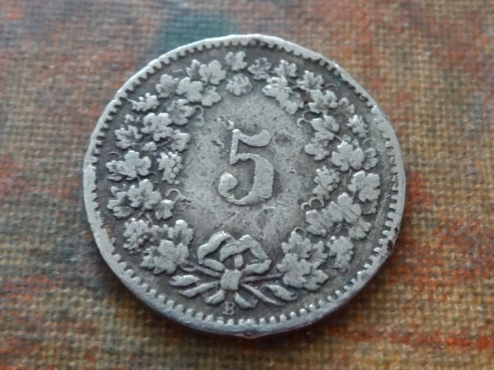 Tutti le monete: 5 Rp. 1917   (D) – Usato da Romanel-sur-Lausanne venduto da Swift13 1