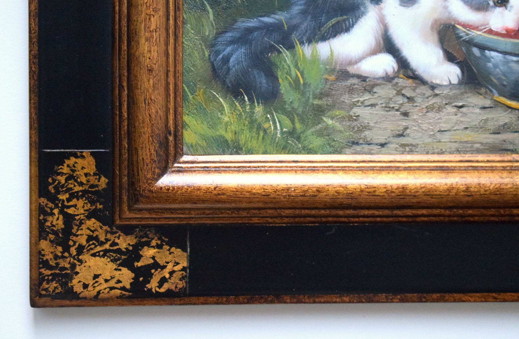 Gemälde: TOP Katze Bauernmalerei Ölgemälde – Gebraucht aus Zürich von Kunstvoll 5