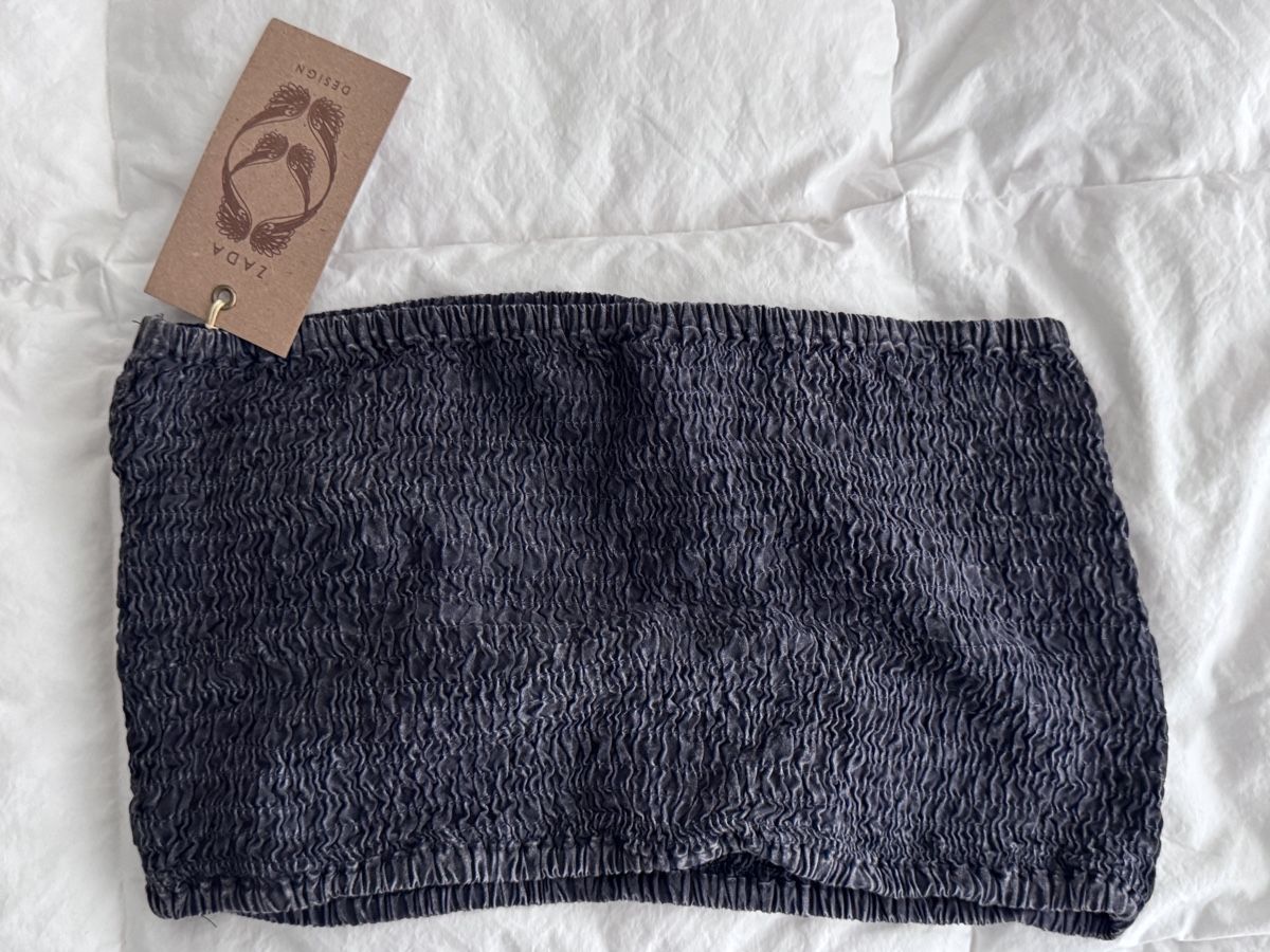 Tops: Bustier Top Basic/Coal Stonewash One Size New – Neu und originalverpackt aus Zürich von Tanja_G88 1