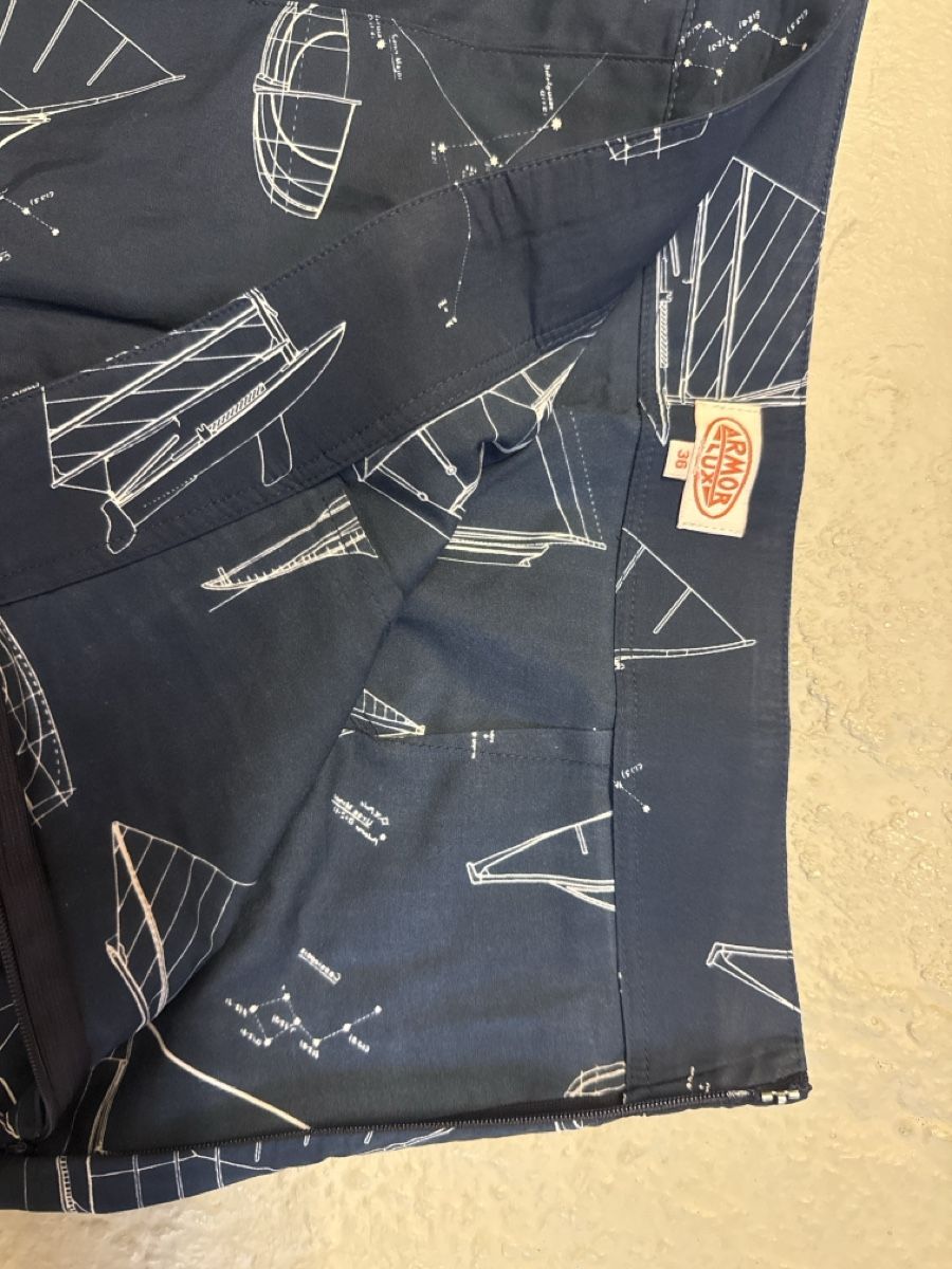 Gonne: Amor Lux Rock mit Segelschiff-Muster Grösse 38  – Nuovo (secondo la descrizione) da Winterthur venduto da ell_j7wr 2