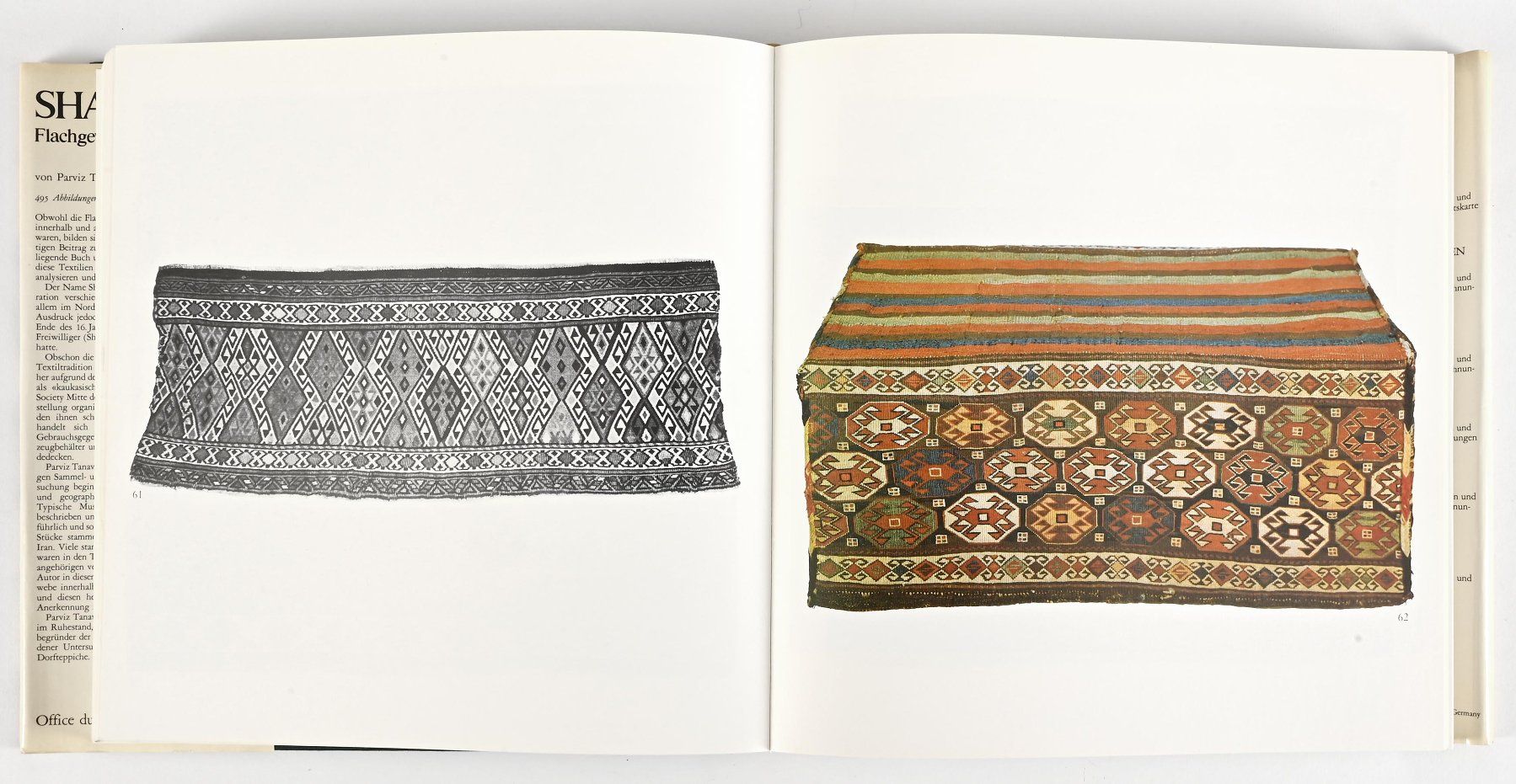 Libri: Kunstbuch Teppiche: Shahsavan - Flachgewebe aus dem Iran – Usato da Bern venduto da chamunda 2