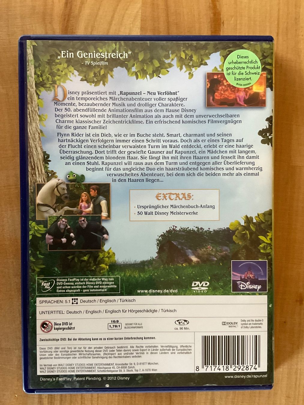 Alle DVDs: DVD Rapunzel neu Verföhnt – Gebraucht aus Rümlang von Sambas19 1