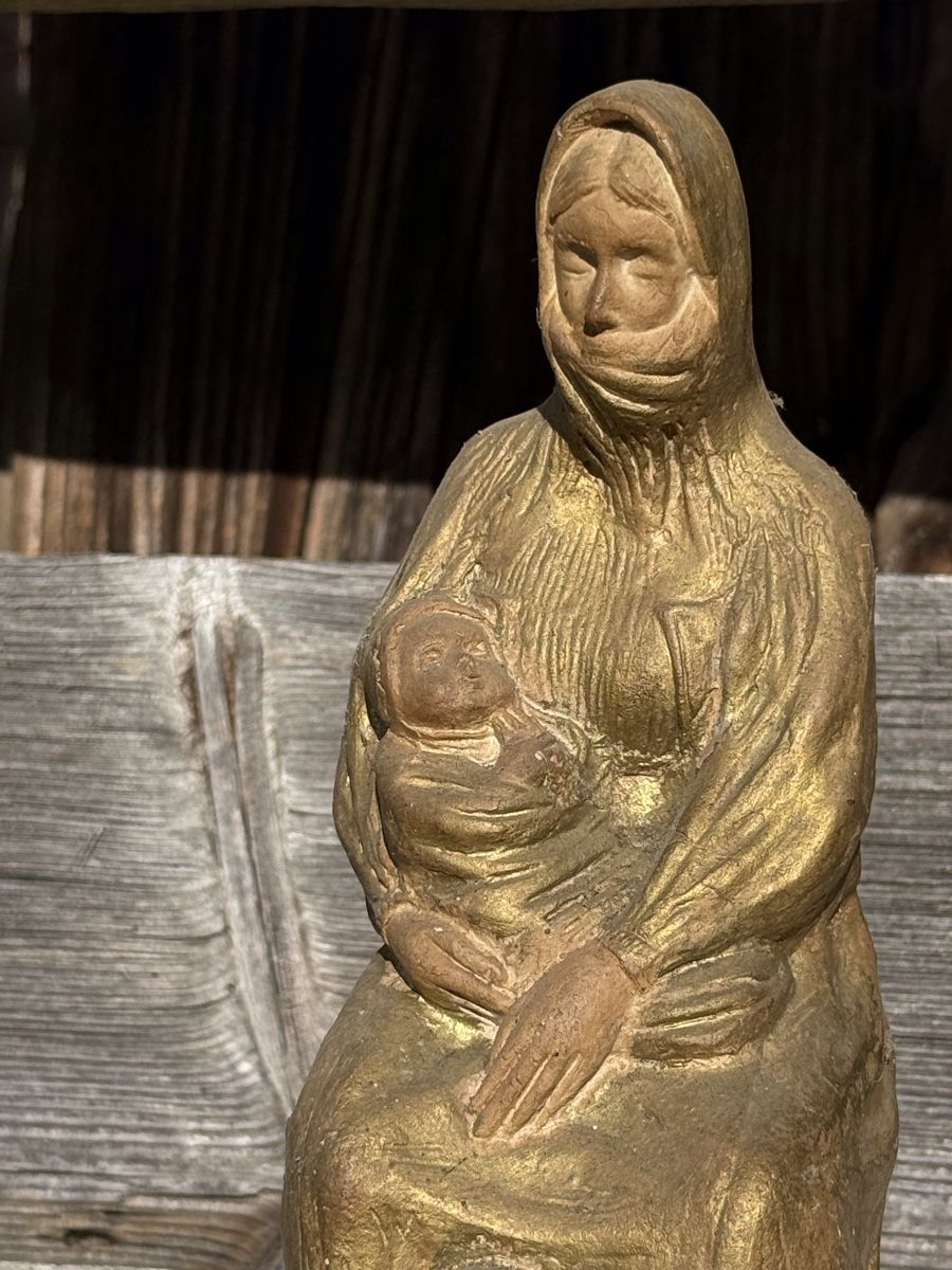 Statuette: Frauenfigur mit 2 Kindern – Usato da Dussnang venduto da pml253 2