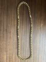 Grossé Halskette Collier, goldfarbig  Zirkonia