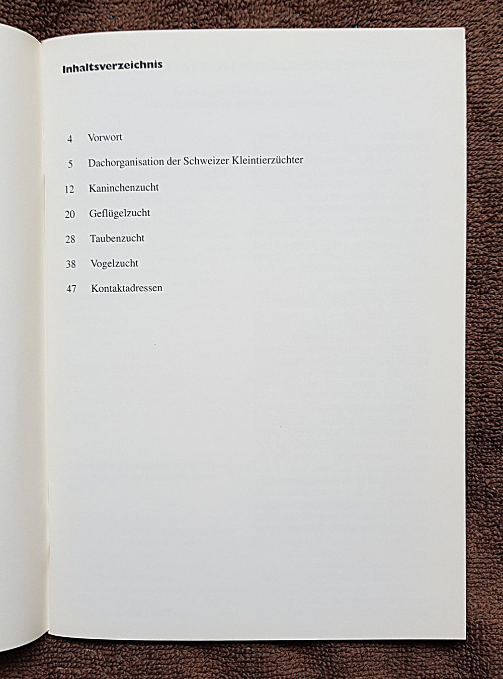 Bücher: Die Kleintierzucht: Einführung in ein lebendiges Hobby – Gebraucht aus Winterthur von Joschko 5