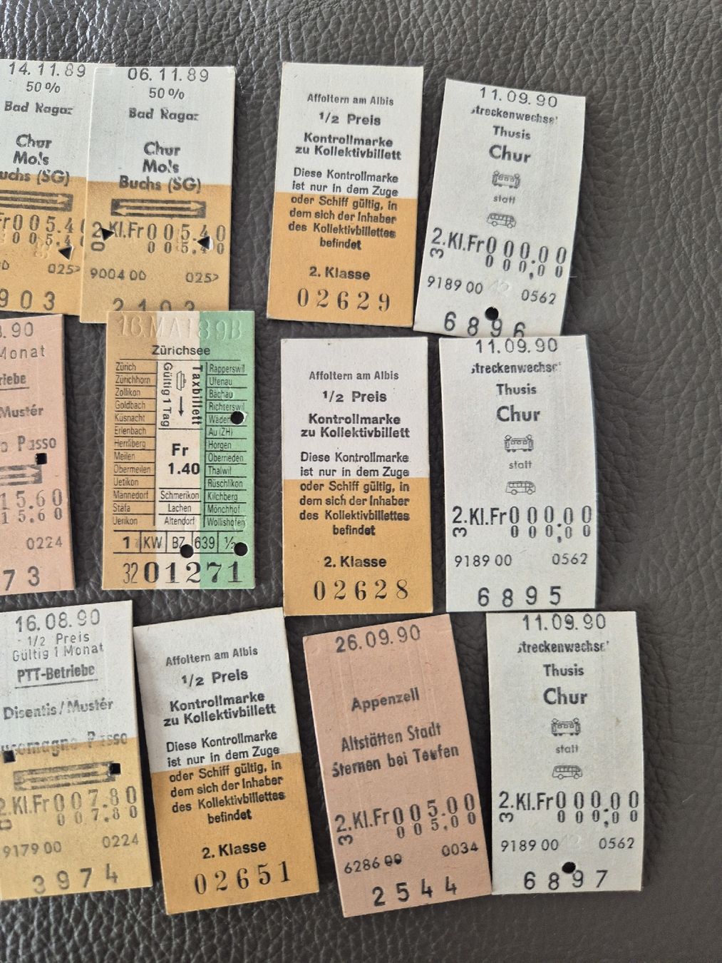 Billets: SBB Billette – D'occasion à Vilters par Fleiflomi 3