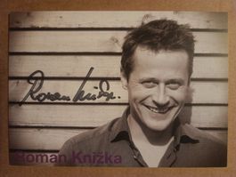 Roman Knizka - handsignierte Autogrammkarte 🎞️🍿