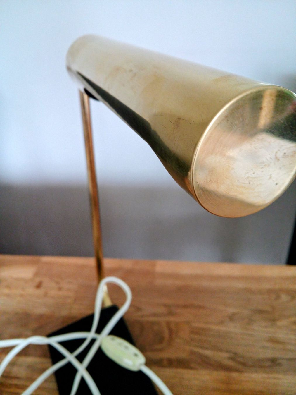 Lampade: Originale stabile Vintage Messing Schreibtisch Lampe – Usato da St.Gallen venduto da 55232 7