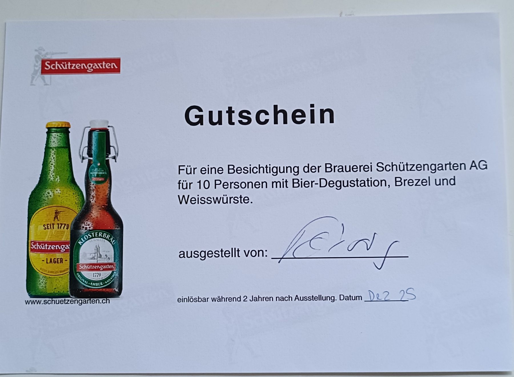 Gutscheine: Gutschein – Neu und originalverpackt aus St. Margrethen SG von der_fuchs