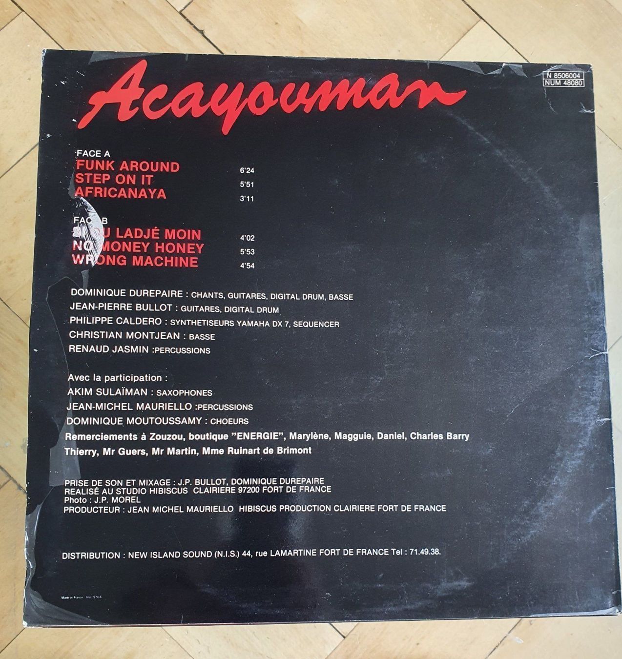 Schallplatten: Acayouman Funky Kon'sa Martinique Zouk LP – Gebraucht aus Zürich von haitimarasa 1