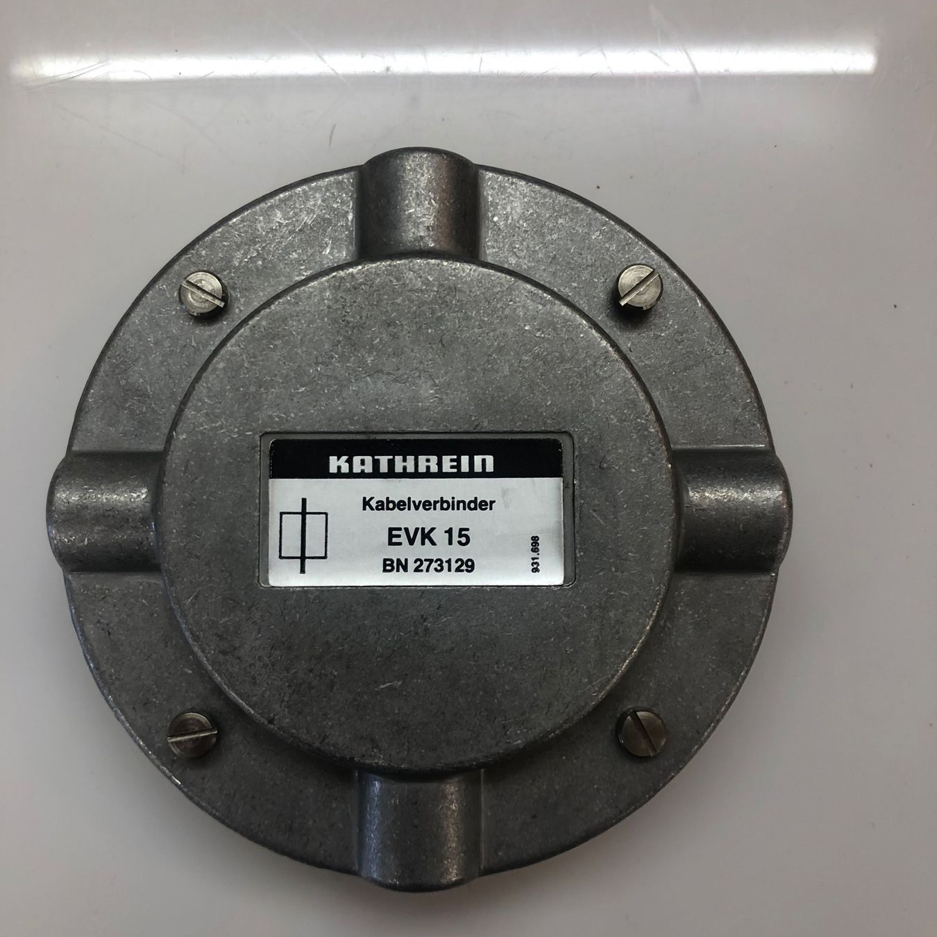 Radiocomunicazione: EVK15 Kathrein Koaxial-Kabelverbinder – Nuovo e nell'imballaggio originale da Neerach venduto da Arbimus 1