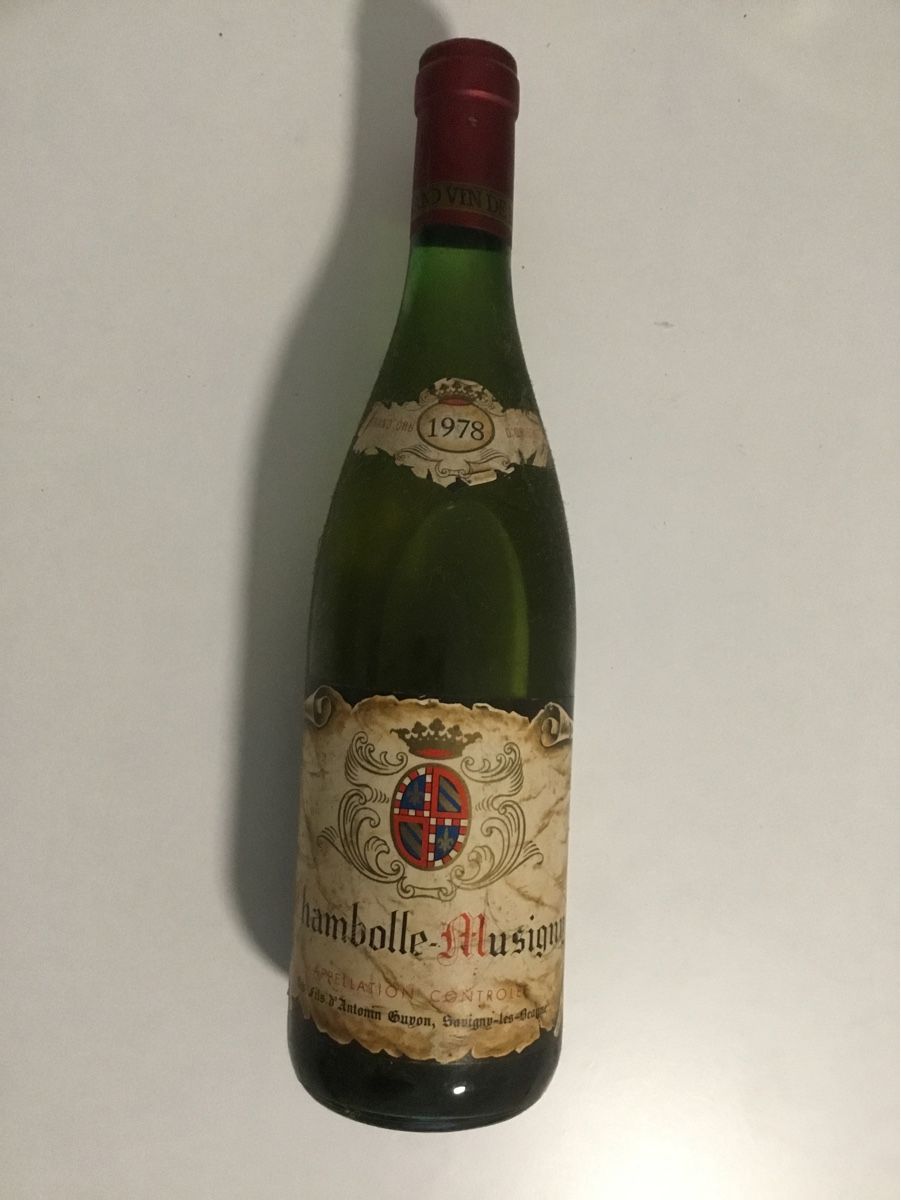 Wein: Weinflasche Chambolle-Musigny 1978 – Neu (gemäss Beschreibung) aus Kreuzlingen von Schuggerman