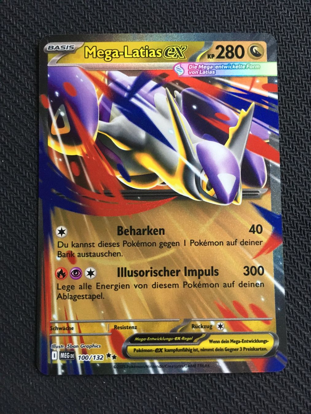 Pokémon Carte collezionabili: Mega Latias ex - Mega-Entwicklung - MEG 100 - DE – Nuovo (secondo la descrizione) da St.Gallen venduto da Punktchen01