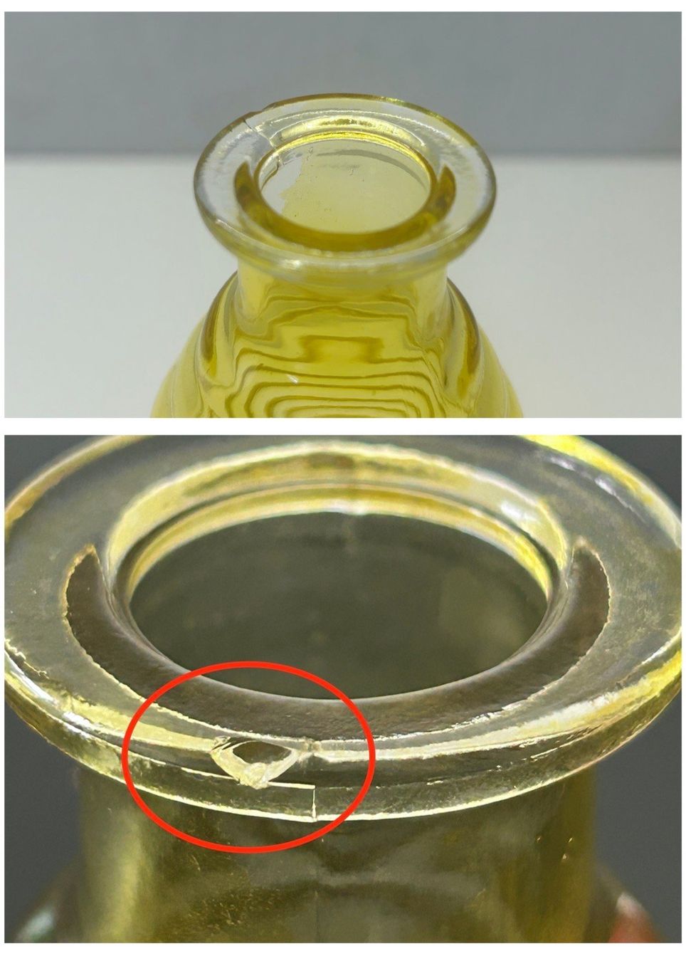 Vasi & Recipienti: Glasvase (gelb) – Usato da Dietlikon venduto da Mankai 6
