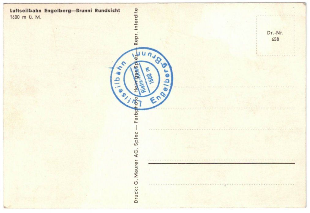 Cartes postales: Engelberg - Luftseilbahn Brunni – D'occasion à Binningen par Mountainrider 1
