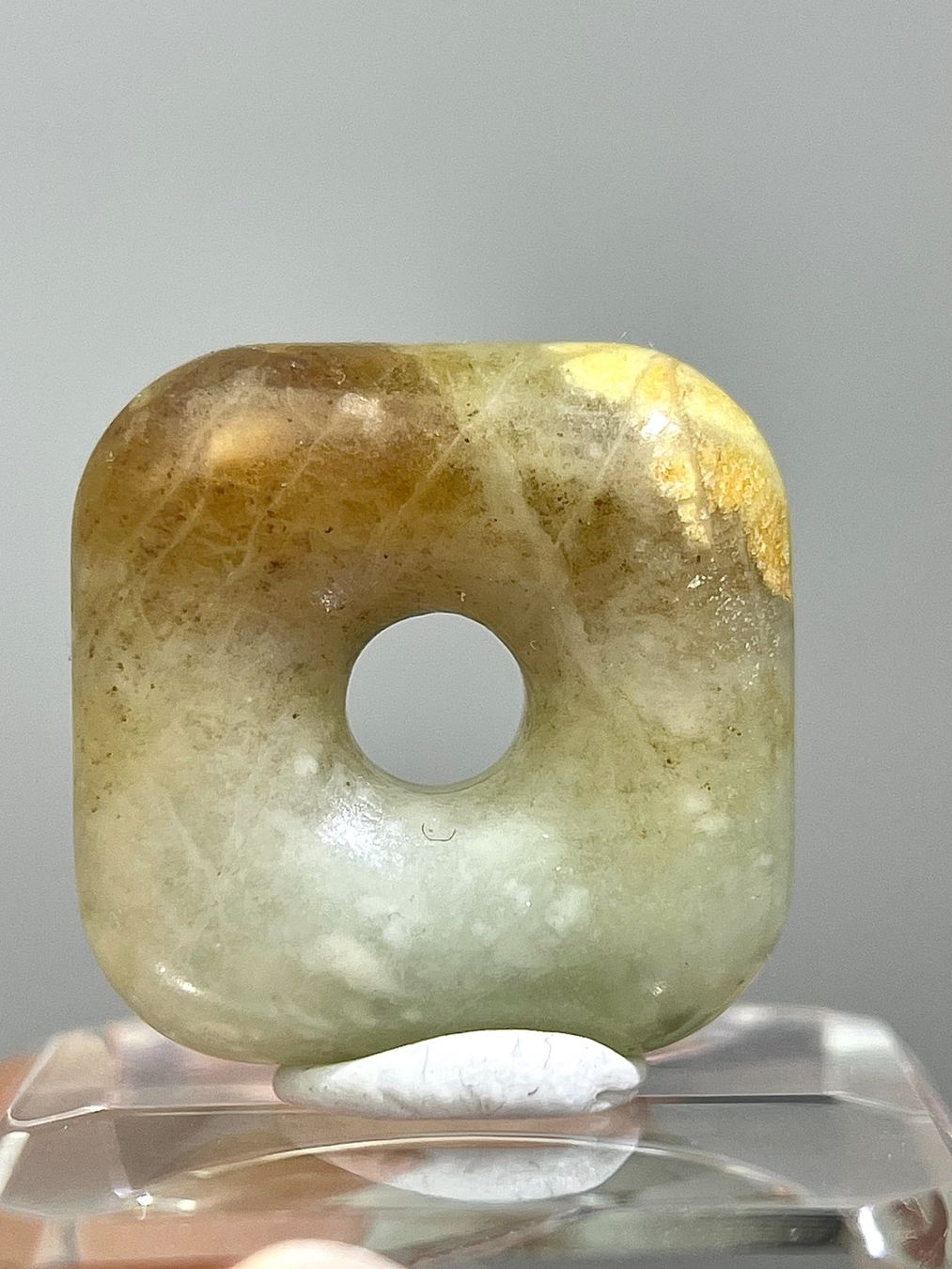 Ciondoli: Echte chinesische -Jade  Pi-Scheibe Set Ca.2cm – Nuovo (secondo la descrizione) da Schiers venduto da sisikristall 3