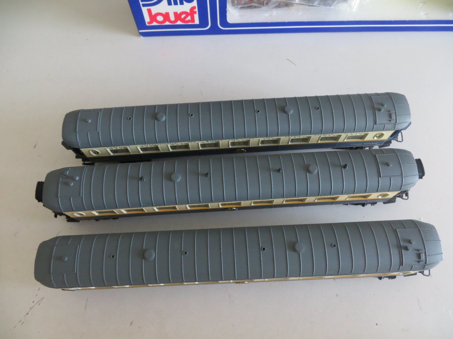 Jouef Modelleisenbahnen: Jouef H0: Set mit 3 CIWL-Pullman-Wagen, GS, mit OVP – Gebraucht aus St.Gallen von gnumolo 8