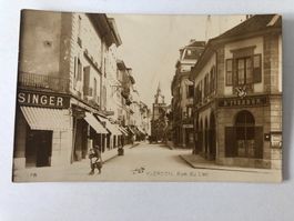 Ansichtskarte Yverdon Rue du Lac  1916