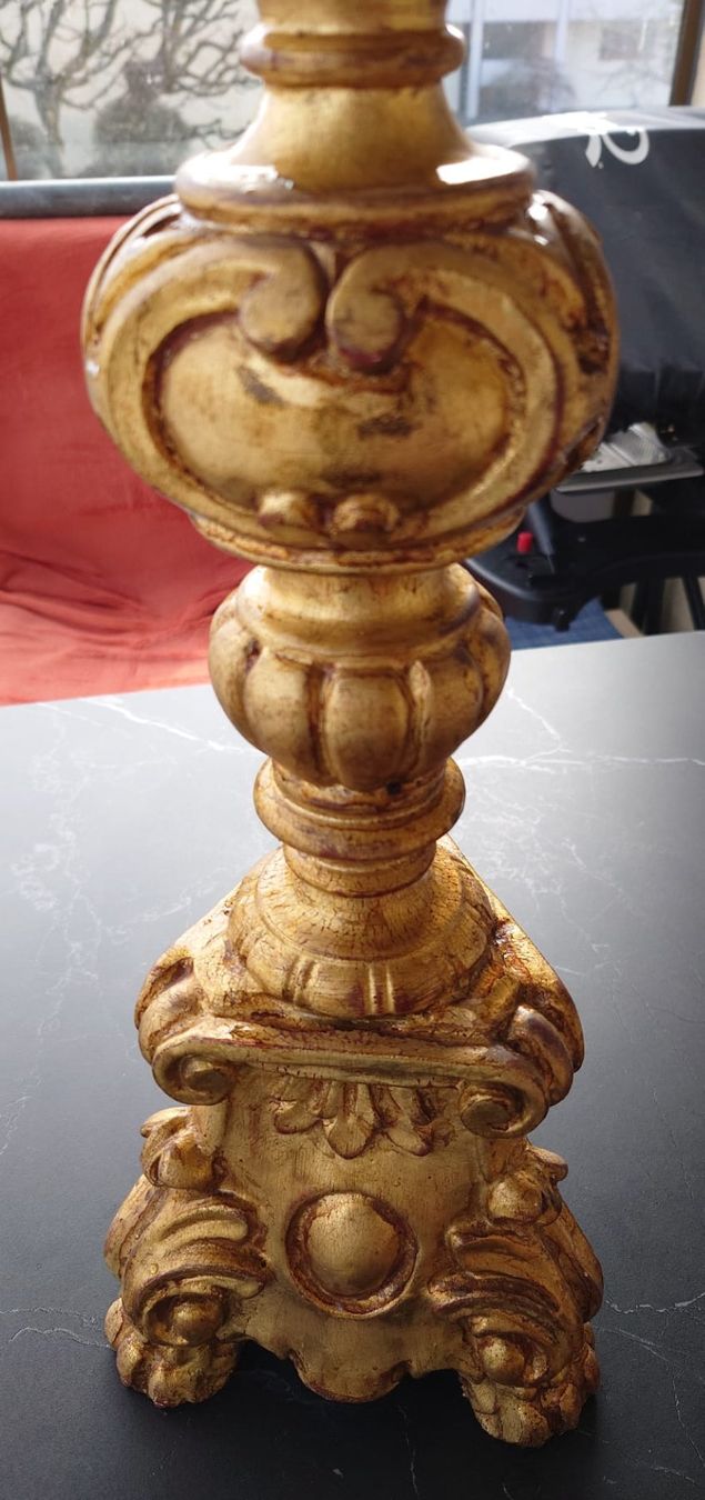 Portacandele: Güldener sakraler KerzenStänder / Torchère – Usato da Neuhausen venduto da MonoCeros 5