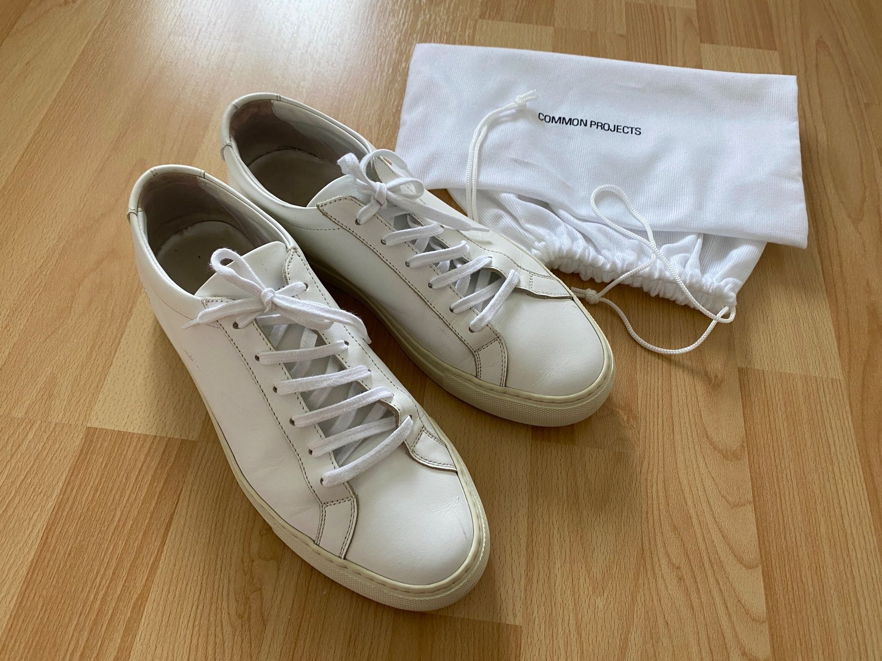 Herrenschuhe: Common Projects Achilles Low – Weiss, Grösse 40 – Gebraucht aus Biberist von _monika_