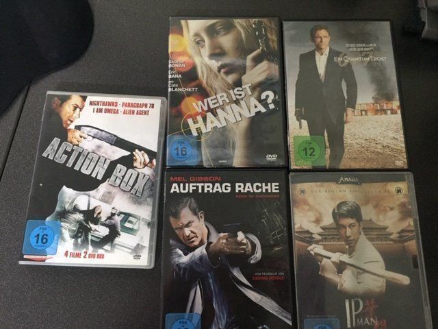 Tutti i DVDs: 5 Stück DVD Actionsfilme diverse – Usato da Emmen venduto da Aribini