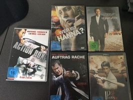 5 Stück DVD Actionsfilme diverse