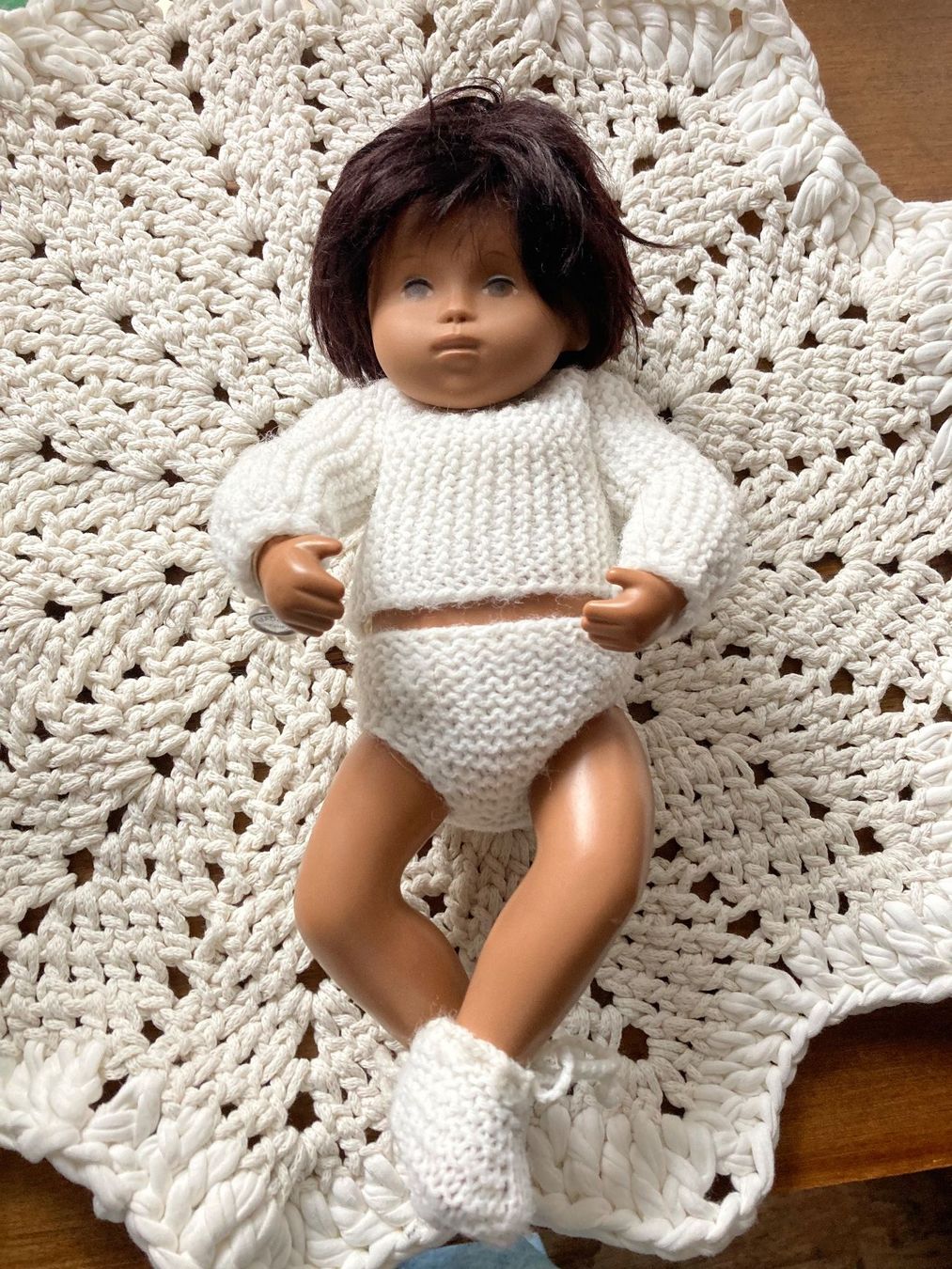Sasha Morgenthaler Bambole: Sasha Baby Puppe Mädchen mit Plombe – Nuovo (secondo la descrizione) da Bottmingen venduto da Laternenlicht 1