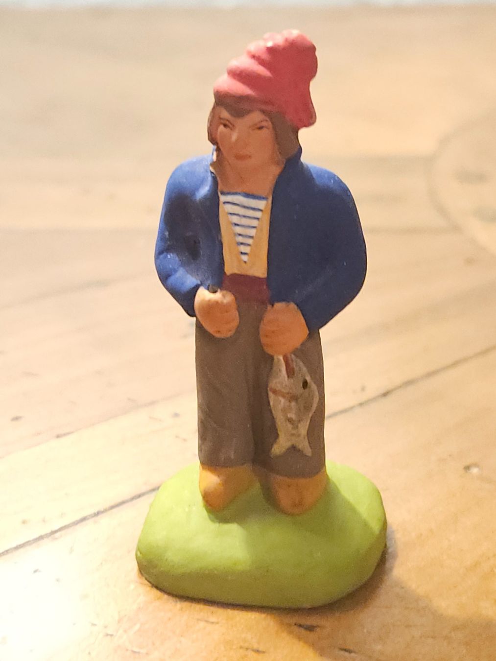 Statuette: santon Carbonel vintage Le Pecheur – Usato da Thônex venduto da lacomtessedesfees
