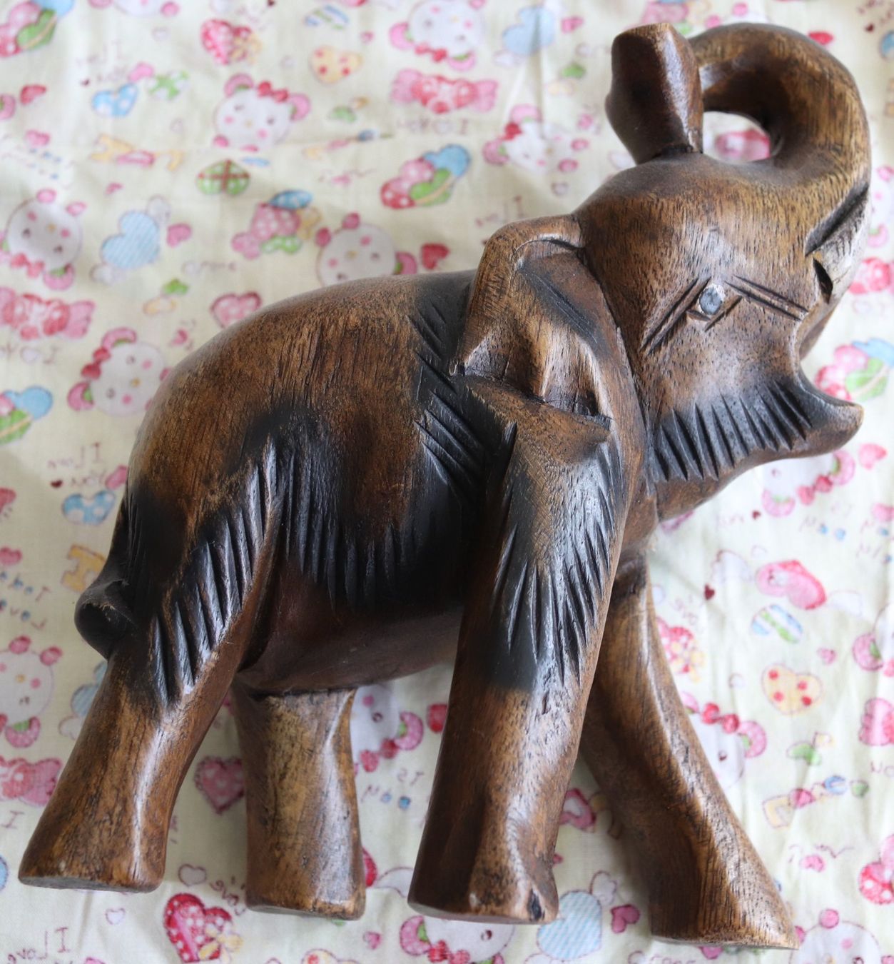 Sculture & Statue: Elefant aus Holz geschnitzt – Usato da Glattfelden venduto da Sirax