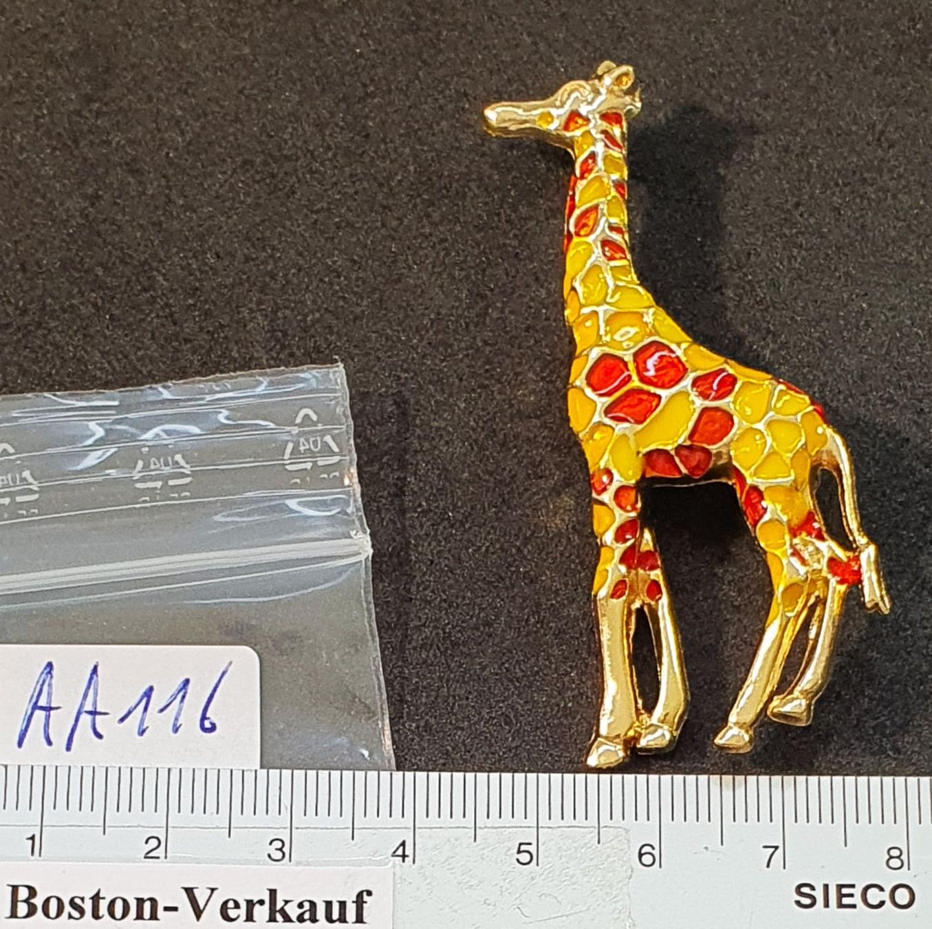 Spille & Fermagli: AA116 - Brosche Giraffe ca. 6.2 cm. – Usato da Reinach BL venduto da Boston-Verkauf 4