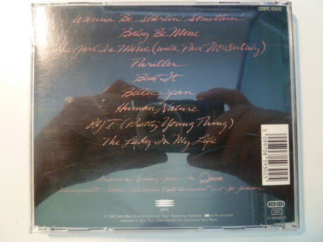 CD: Michael Jackson - Thriller  (vergriffen) – Usato da Au ZH venduto da sikoku 2