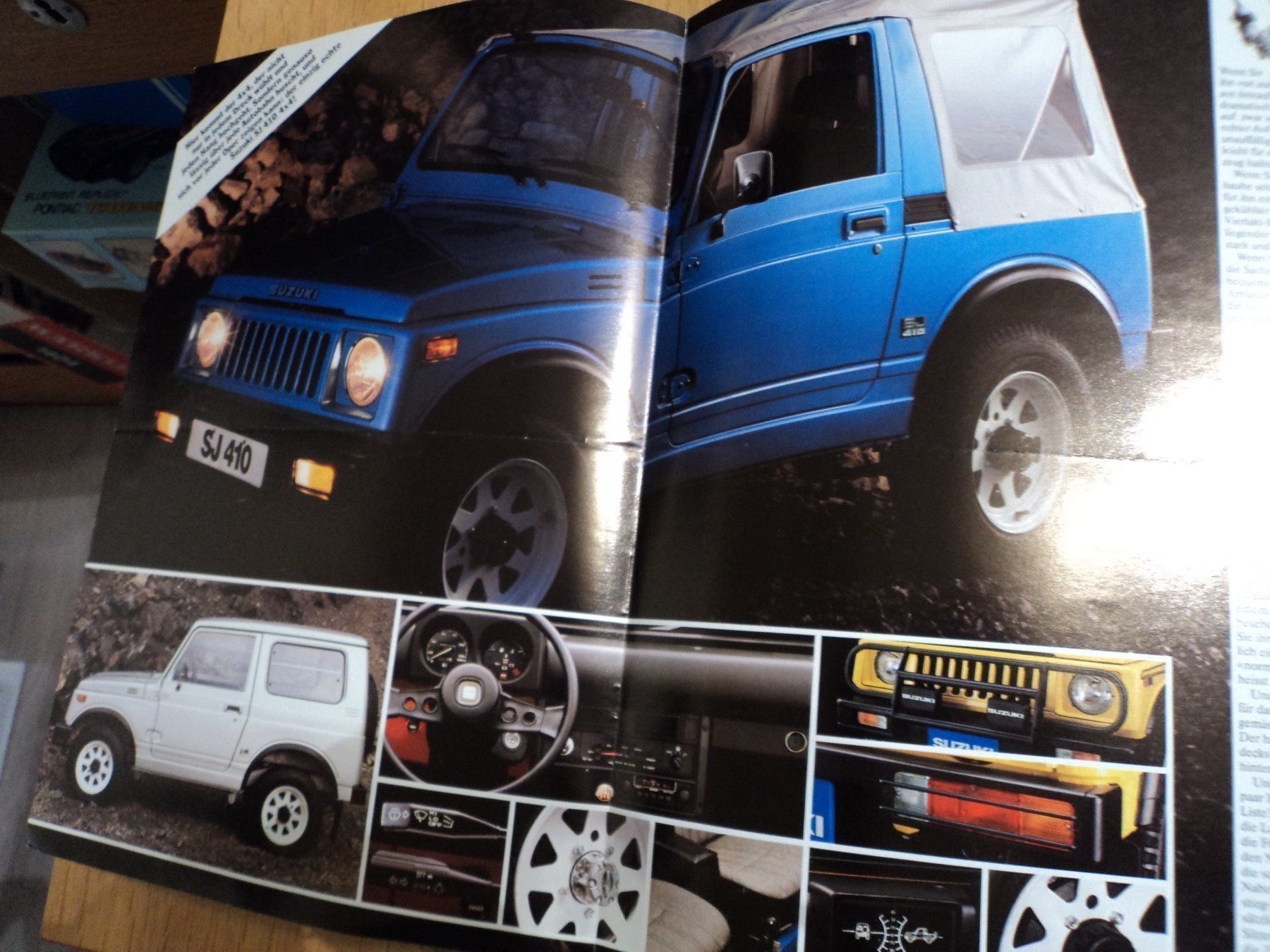 Documenti: Prospekt Suzuki SJ410 4x4 1981 – Usato da Schwarzenburg venduto da modelCARama 2