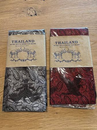 2x Seidenschal