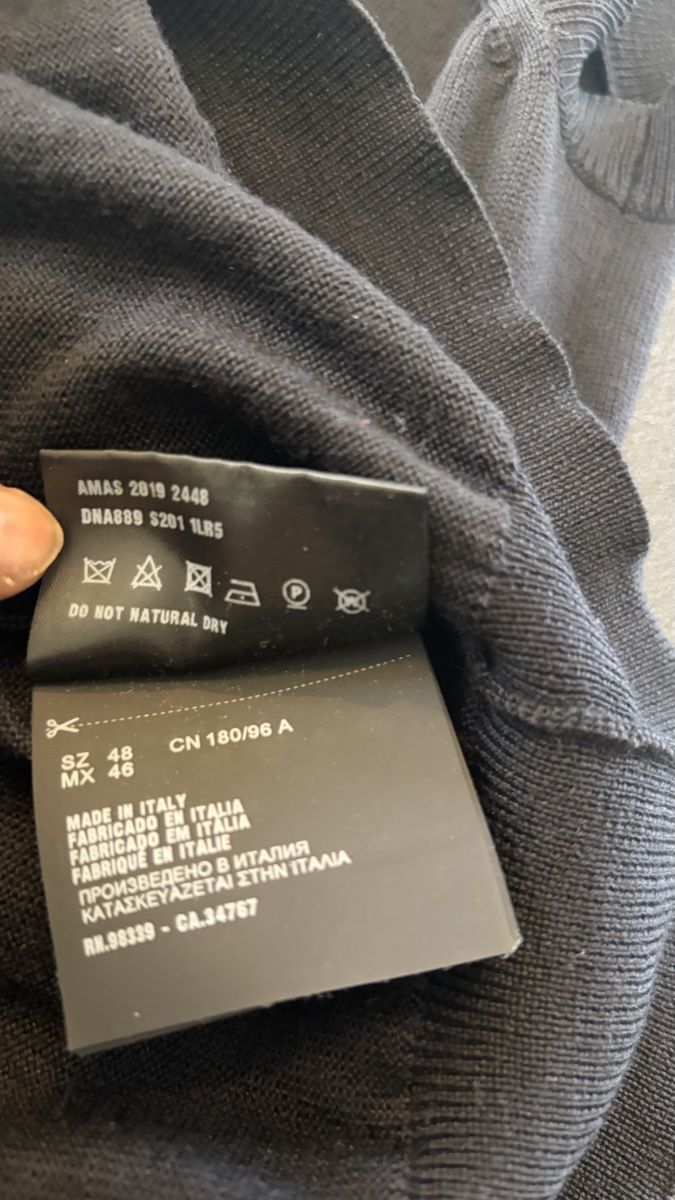 Prada Gilet & Giacche: Prada Strickweste Schwarz Herren Luxus Designer Gr. 48 – Usato da Zürich venduto da mat_bcg2 5