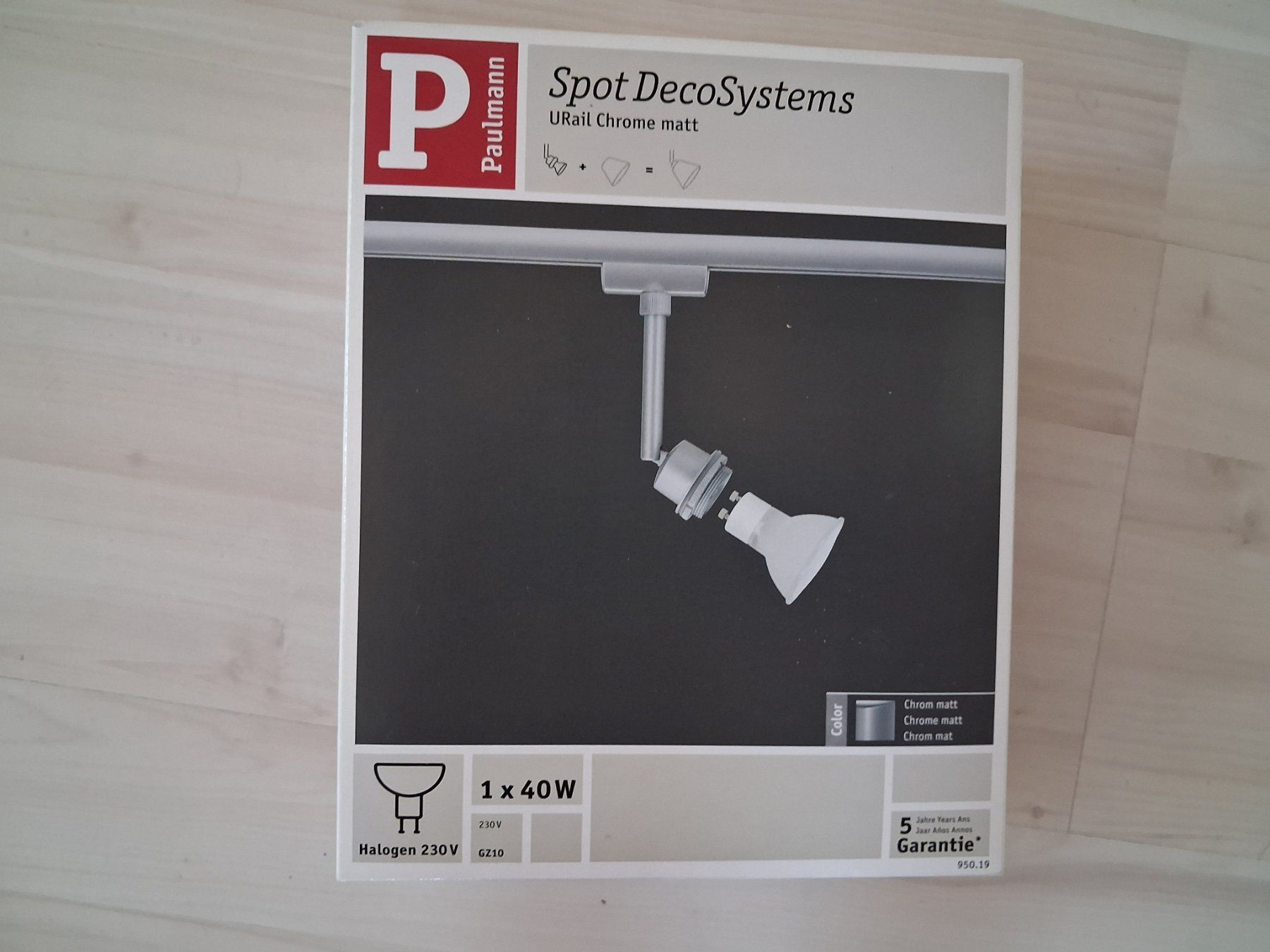 Paulmann Lampadari & plafoniere: SPOT ZU PAULMANN SYSTEM  40 WATT – Nuovo e nell'imballaggio originale da langnau venduto da Santos1411