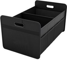 Faltbare Auto Kofferraumtasche mit Fächern schwarz. 50*31*26
