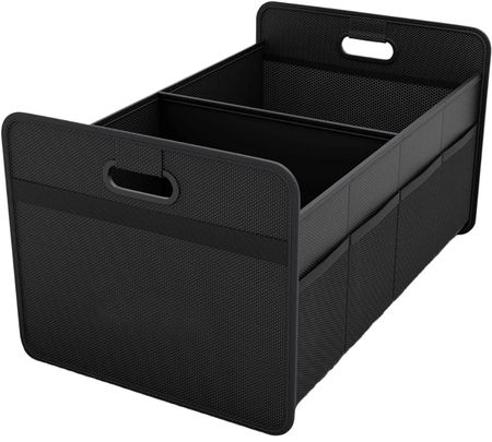 Faltbare Auto Kofferraumtasche mit Fächern schwarz. 50*31*26
