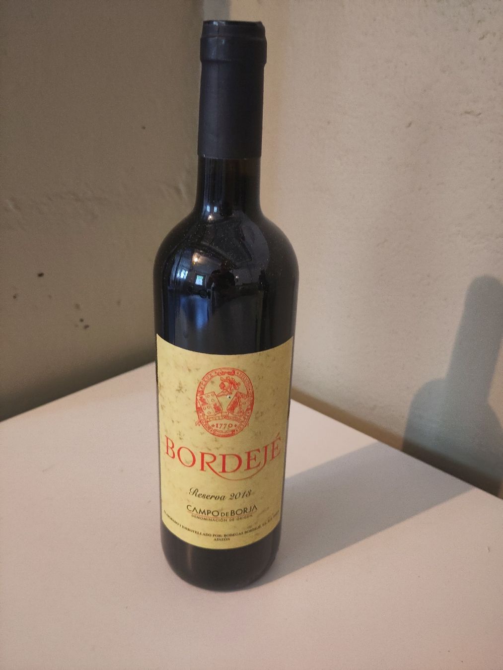 Wein: 4 FL. BORDEJÉ, Campo de Borja, Reserva 2013 – Neu (gemäss Beschreibung) aus Basel von Morgenmuffel 1