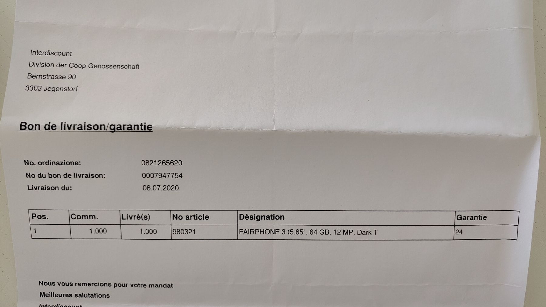 Fairphone Telefoni cellulari / Smartphones: Fairphone 3 64GB – Usato da Biel/Bienne venduto da Sliman 7