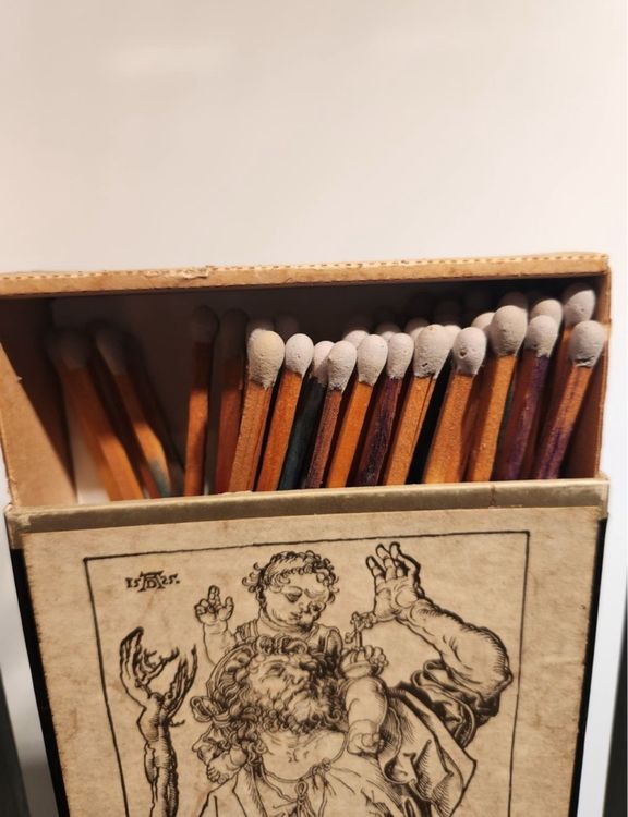 Antique Match Holder Stand with Matches - Rare Find (Gebraucht) in ...