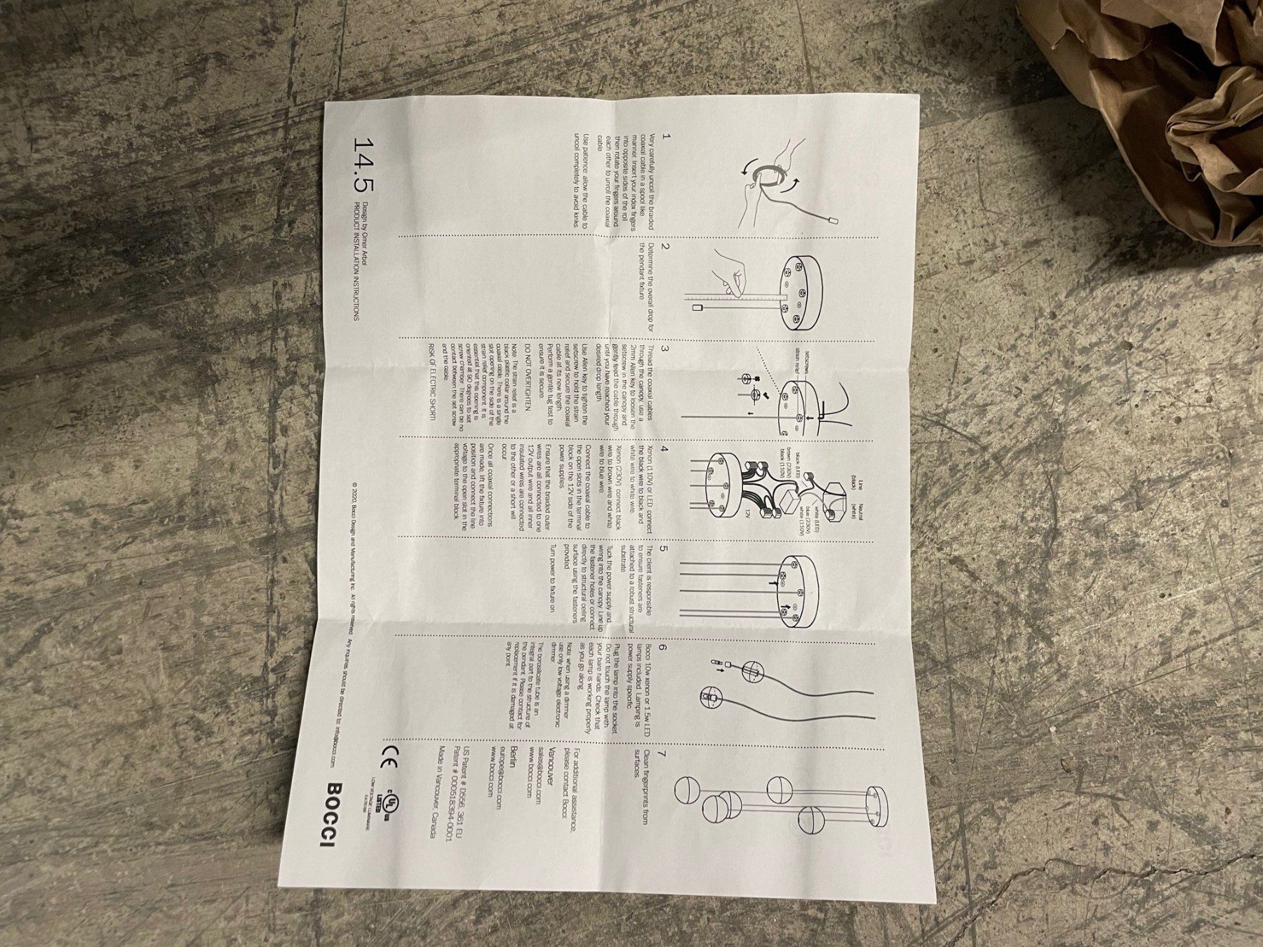Lampadari & plafoniere: Bocci 14.5 random Pendelleuchte mit 5 Glaskugeln – Nuovo e nell'imballaggio originale da Kaiserstuhl AG venduto da gmt2 9
