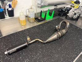 Auspuff Polini SP Piaggio Ciao mit Aludämpfer