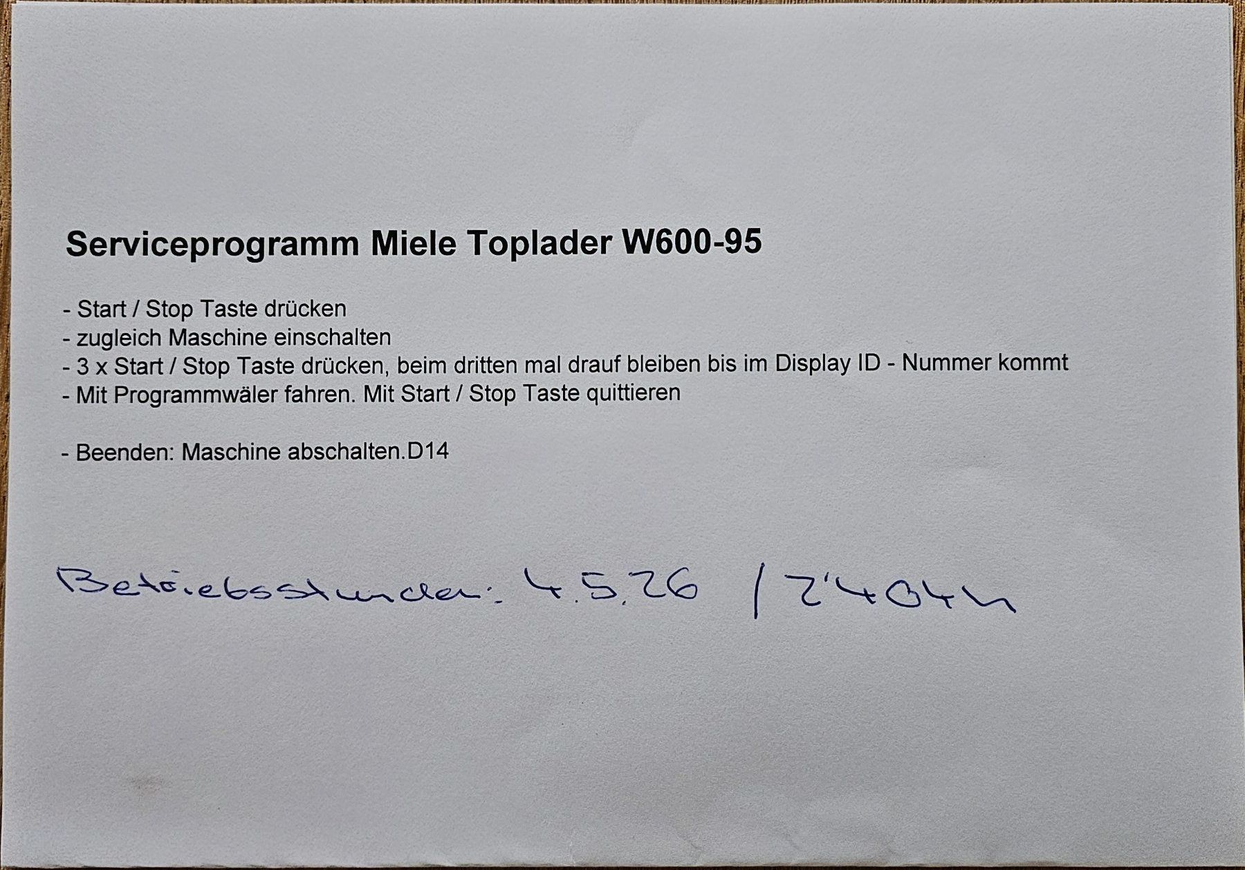 Miele Lavatrici: Miele Softtronic W600-95 CH – Usato da Reinach AG venduto da Yig 7