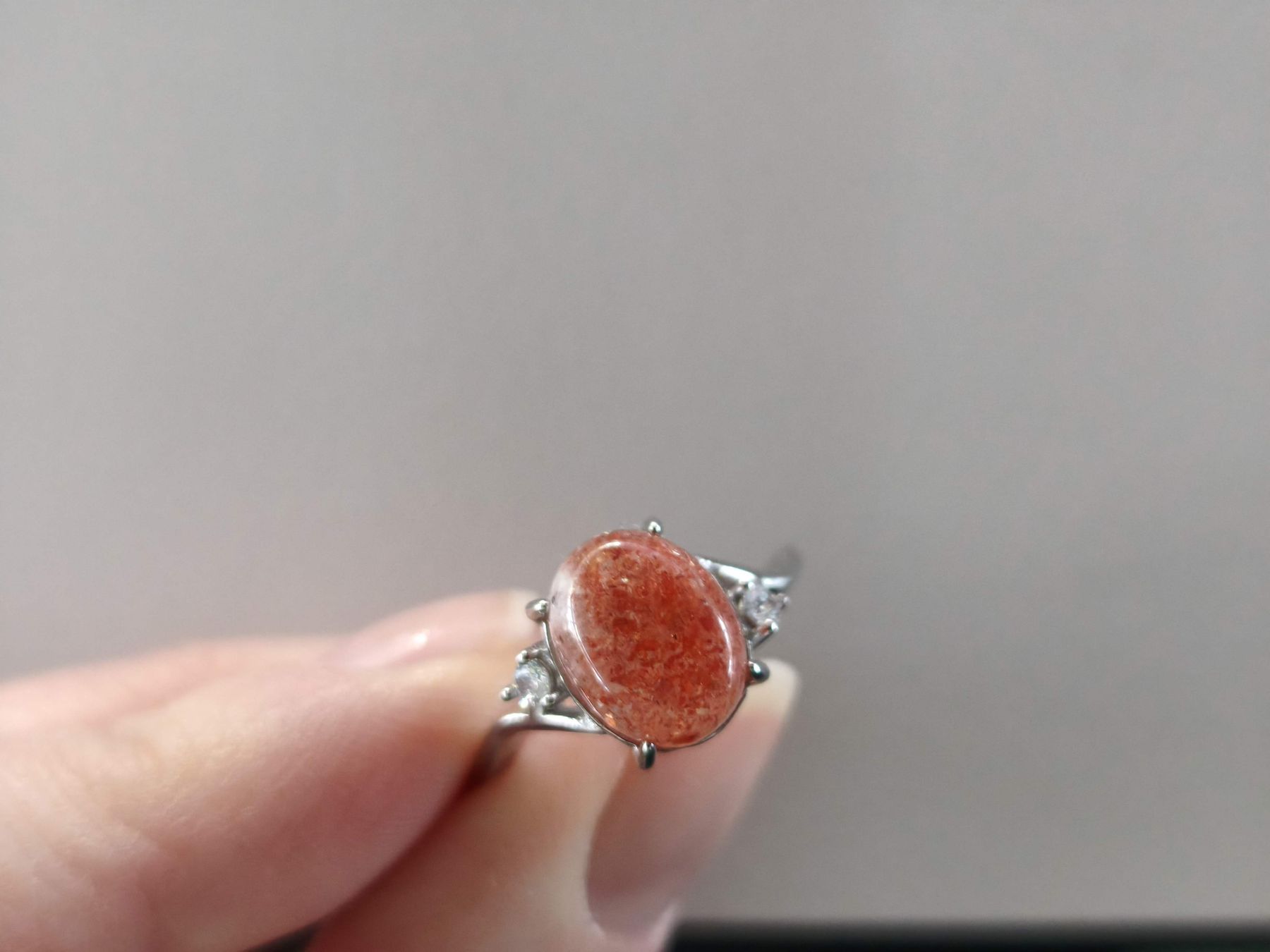 Anelli: Wunderschöner Sonnenstein Ring, Silber 925 verstellbar  – Usato da St. Gallen venduto da GIULESGG 3