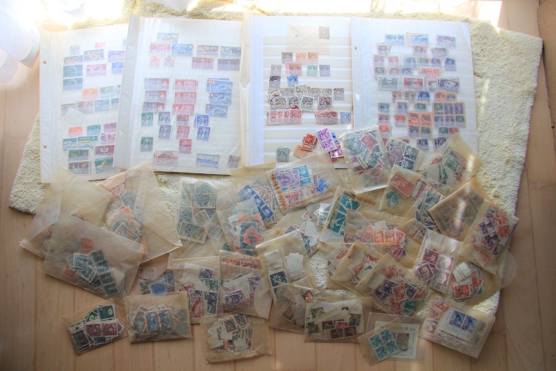 Tous les timbres: Grosse Schweiz Sammlung – D'occasion à Schlieren par Sternstunde2 1