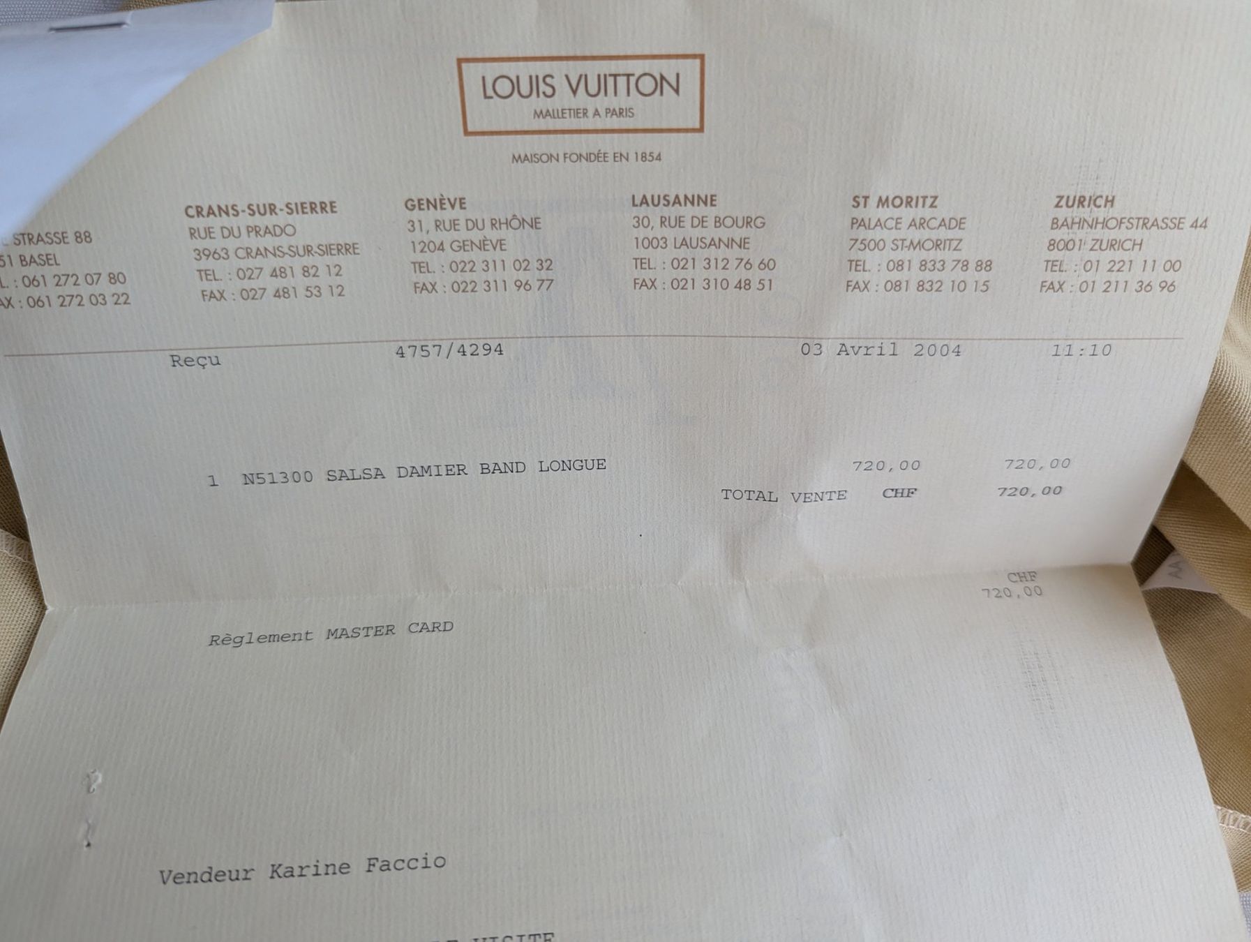 Louis Vuitton Borse da donna: Louis Vuitton Damier Ebene Musette Salsa Umhängetasche – Usato da Seengen venduto da sam_x5tk 1