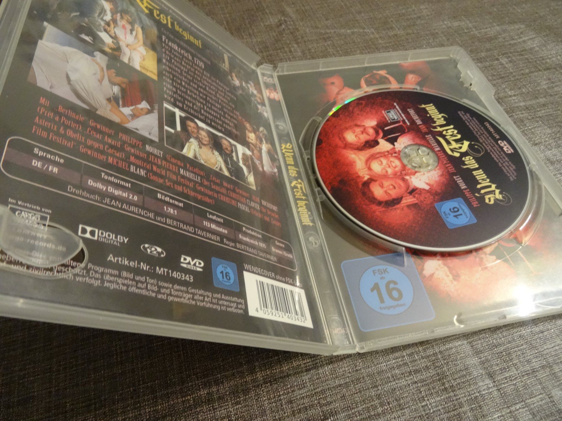 Tous les DVDs: DVD Wenn das Fest beginnt, Bertrand Tavernier – D'occasion à Olten par Disc-Verkauf 1