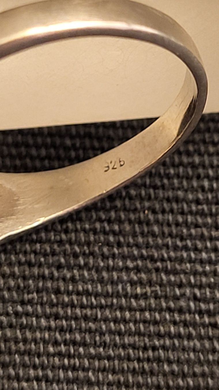 Anelli: Silberrring mit Markasiten – Usato da Basel venduto da spinne02 7